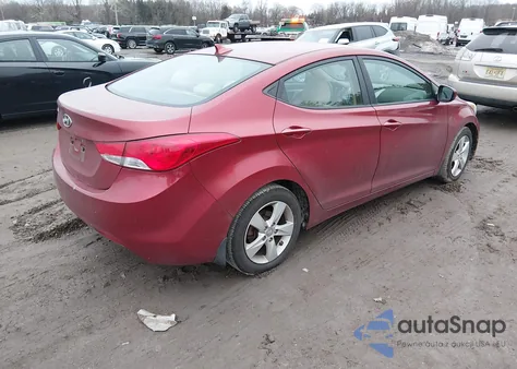 2013 Hyundai Elantra Gls from USA, damaged, VIN 5NPDH4AE8DH337293